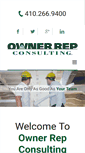 Mobile Screenshot of ownerrepconsulting.com